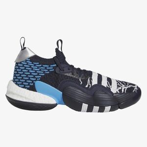 Adidas Men's Black, Blue, and Silver Athletic Shoes